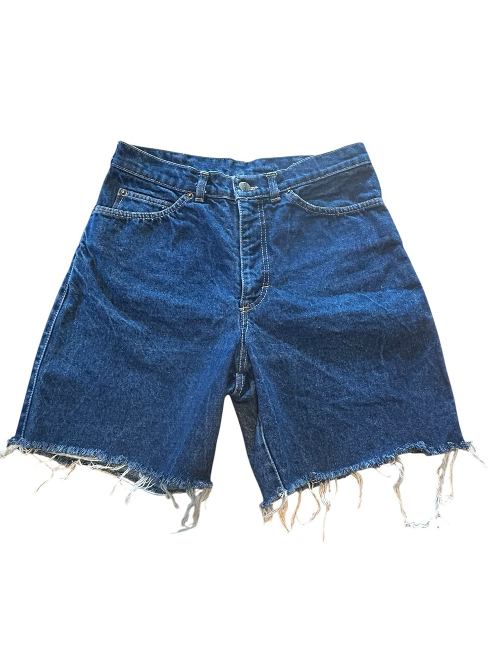 Vintage Pooh Jeans System Western Friendship High Waist Denim Shorts 80s 32